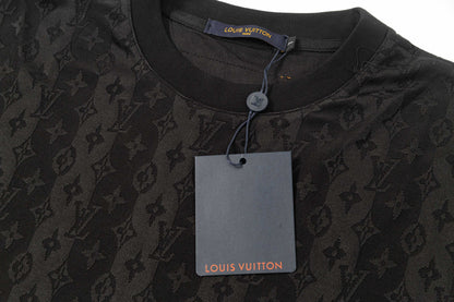 250404 New high-quality summer full-print T-shirt with dark patterns