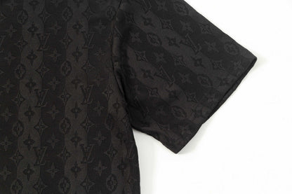 250404 New high-quality summer full-print T-shirt with dark patterns