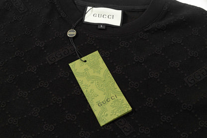 250404 New high-quality summer full-print T-shirt with dark patterns