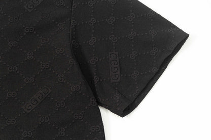 250404 New high-quality summer full-print T-shirt with dark patterns