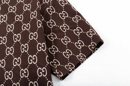250404 New high-quality summer full-print T-shirts