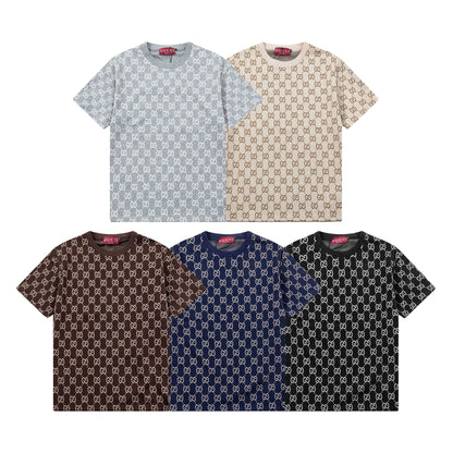 250404 New high-quality summer full-print T-shirts