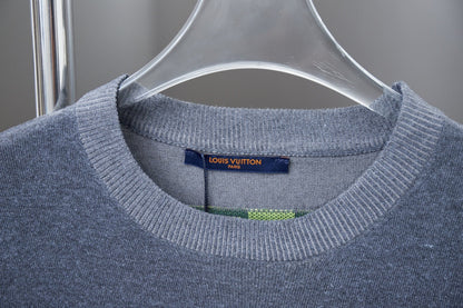 250404 New high-quality animal-printed knitted short sleeves