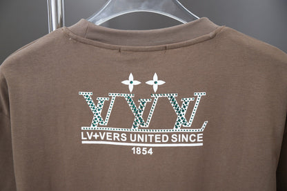 250404 New high-quality printed and diamond short-sleeved shirt