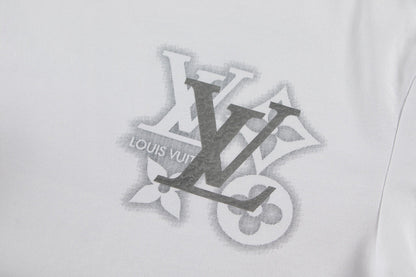 250404 New high-quality three-dimensional floating printed T-shirt