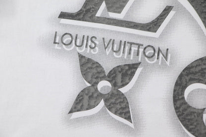 250404 New high-quality three-dimensional floating printed T-shirt