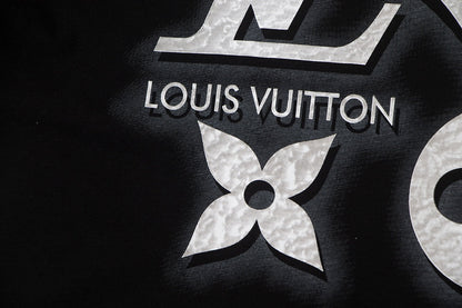 250404 New high-quality three-dimensional floating printed T-shirt