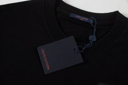 250404 New high-quality three-dimensional floating printed T-shirt