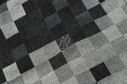 250404 New high-quality black checkered denim jacket