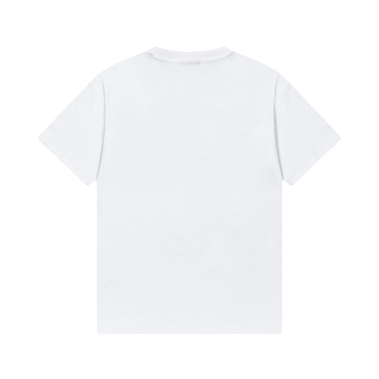 250408 New high-quality metal triangular label casual T-shirt