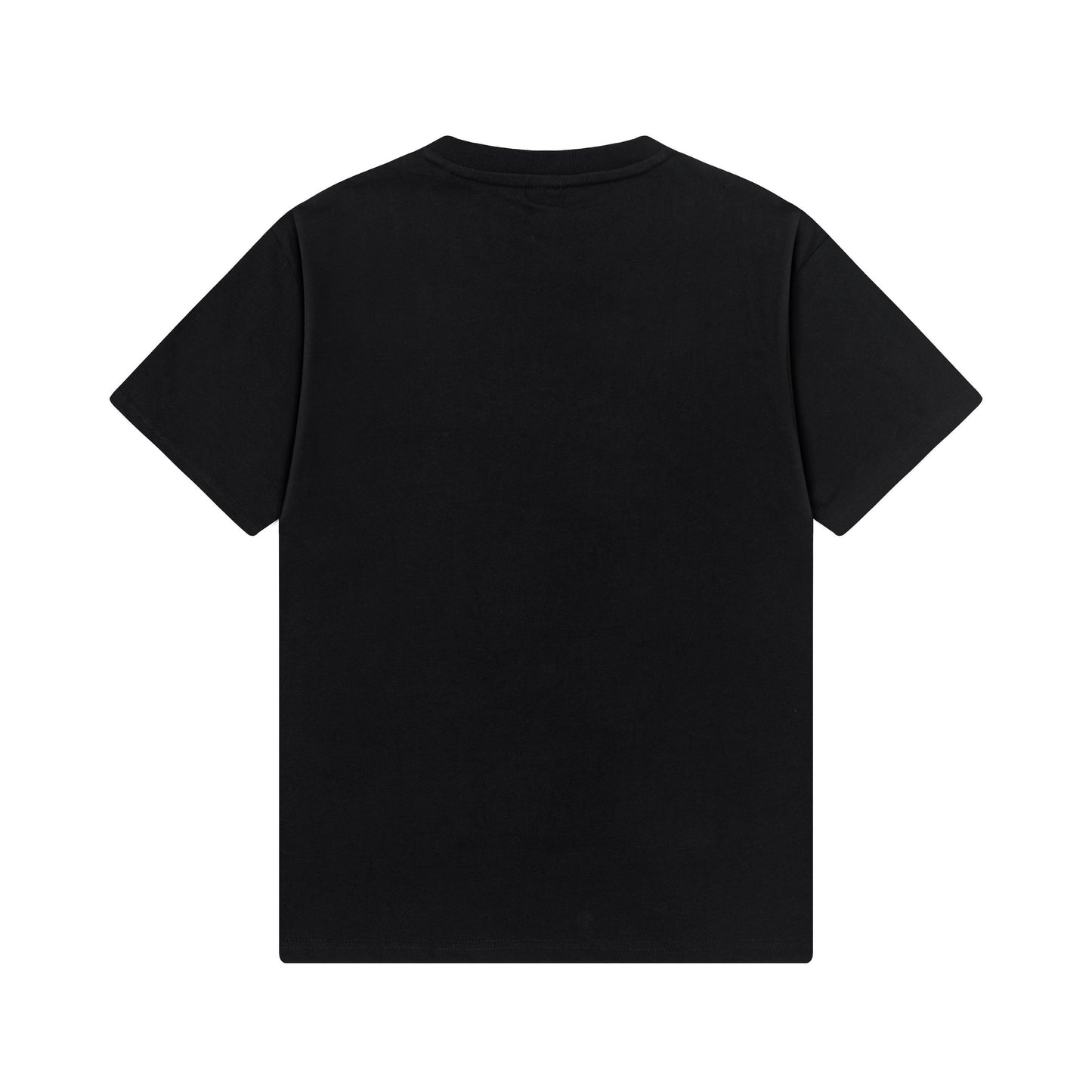 250408 New high-quality metal triangular label casual T-shirt