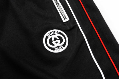 250408 New high-quality embroidered striped casual T-shirt