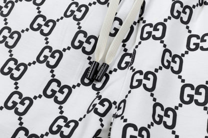 250408 New high-quality partially full-printed knitted shorts