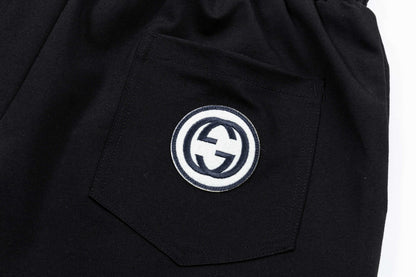 250408 New high-quality partially full-printed knitted shorts
