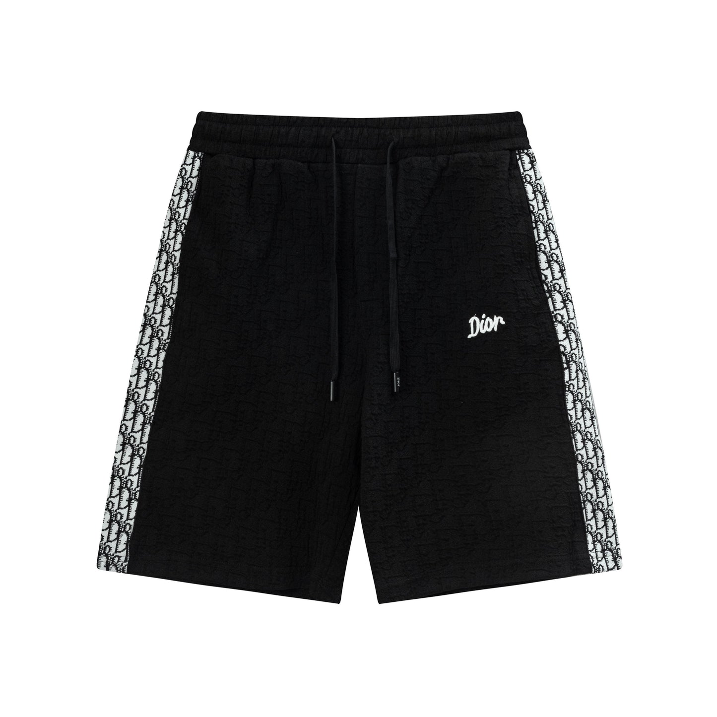 250408 New high-quality jacquard fabric dark weave strap knitted shorts