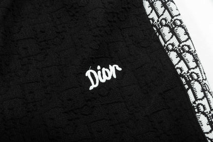 250408 New high-quality jacquard fabric dark weave strap knitted shorts