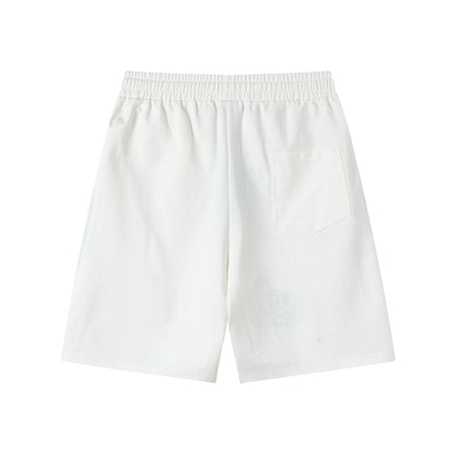 250408 New high-quality pocket jacquard printed knitted shorts