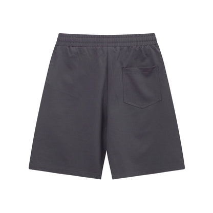 250408 New high-quality metal triangular label characteristic knitted shorts
