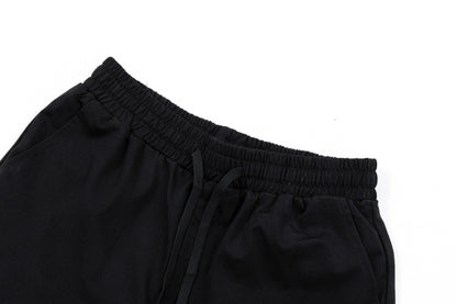 250408 New high-quality metal triangular label characteristic knitted shorts
