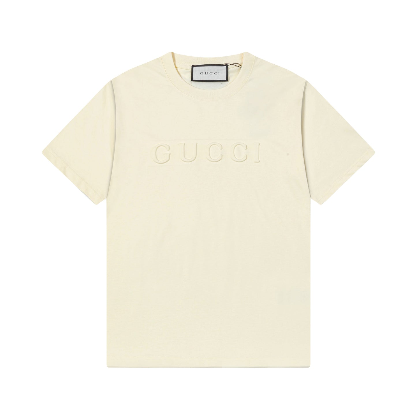 250408 New high-quality 3D embossed letter embossed T-shirt