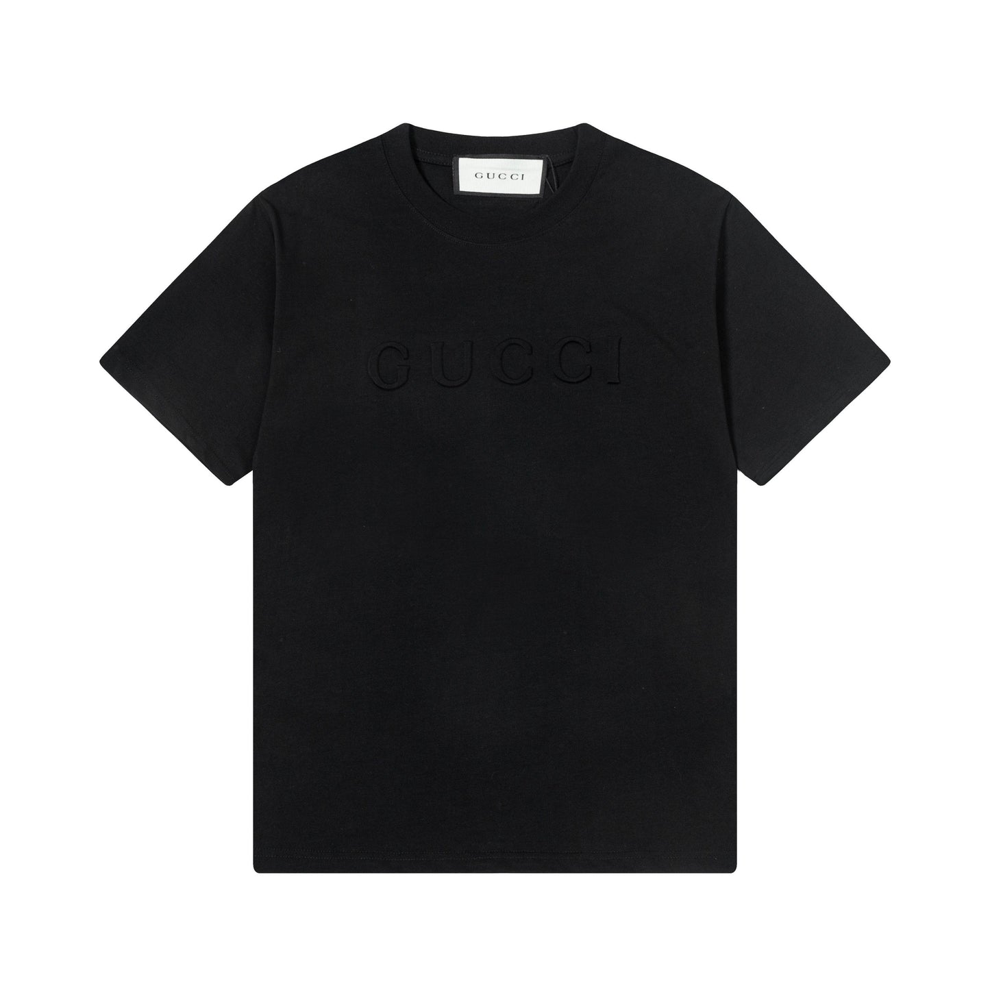 250408 New high-quality 3D embossed letter embossed T-shirt
