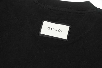 250408 New high-quality 3D embossed letter embossed T-shirt