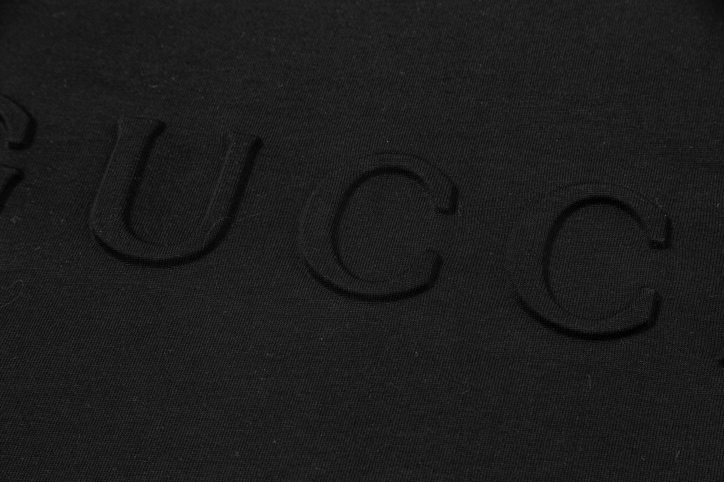 250408 New high-quality 3D embossed letter embossed T-shirt