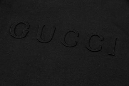 250408 New high-quality 3D embossed letter embossed T-shirt