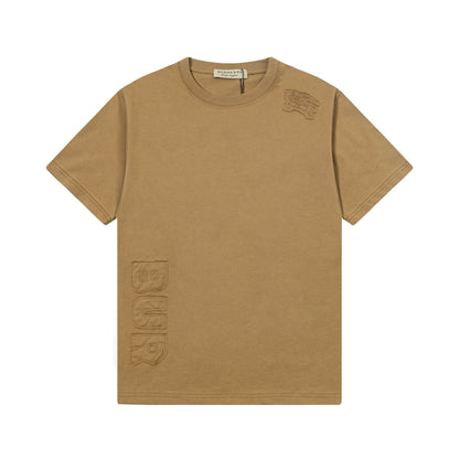 250408 New high-quality applied-embroidered T-shirt
