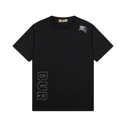 250408 New high-quality applied-embroidered T-shirt