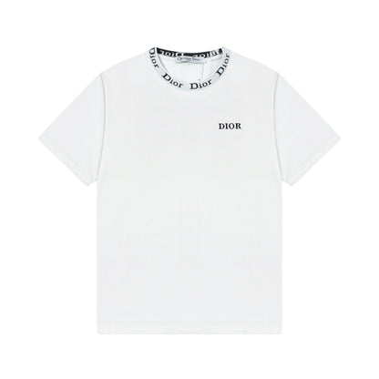 250408 New high-quality custom threaded printed T-shirts