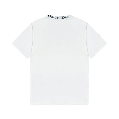 250408 New high-quality custom threaded printed T-shirts