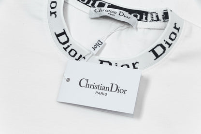250408 New high-quality custom threaded printed T-shirts