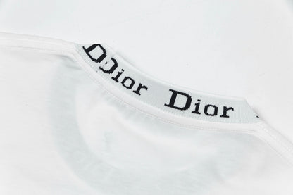 250408 New high-quality custom threaded printed T-shirts