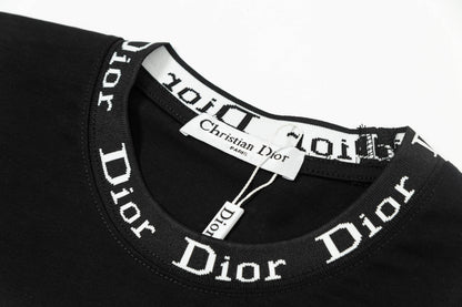 250408 New high-quality custom threaded printed T-shirts