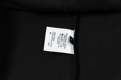 250408 New high-quality custom threaded printed T-shirts