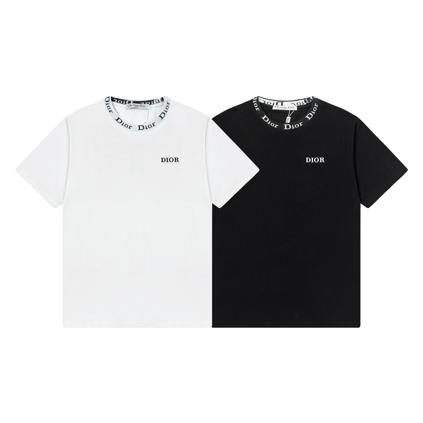 250408 New high-quality custom threaded printed T-shirts