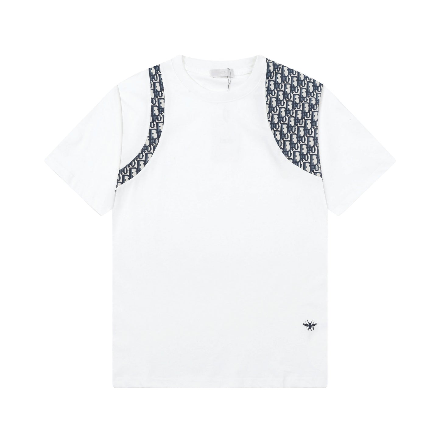 250408 New high-quality patchwork printed T-shirts