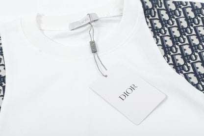 250408 New high-quality patchwork printed T-shirts