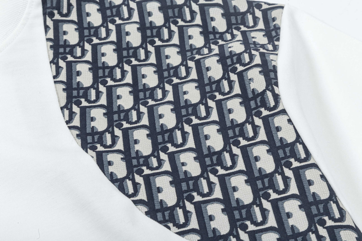 250408 New high-quality patchwork printed T-shirts