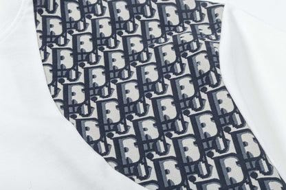 250408 New high-quality patchwork printed T-shirts