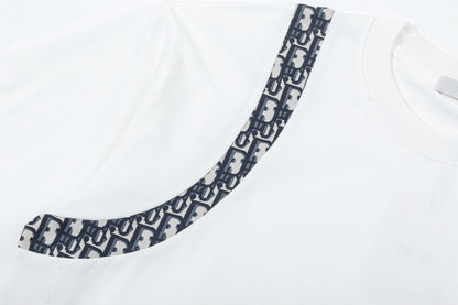 250408 New high-quality patchwork printed T-shirts