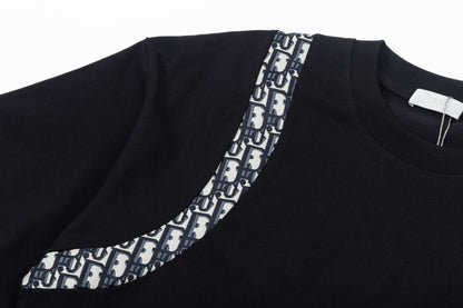 250408 New high-quality patchwork printed T-shirts