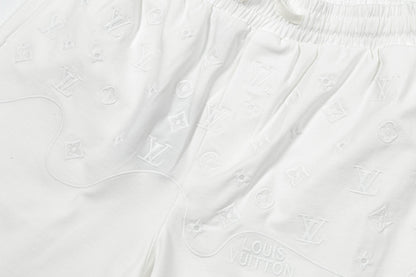 250408 New high-quality patchwork embroidered knitted shorts