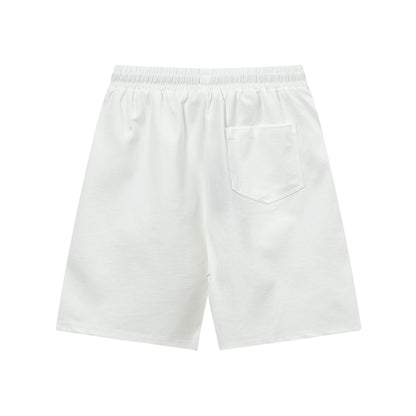 250408 New high-quality patchwork embroidered knitted shorts