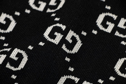 250408 New high-quality jacquard fabric knitted POLO shirt