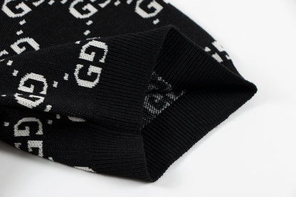 250408 New high-quality jacquard fabric knitted POLO shirt