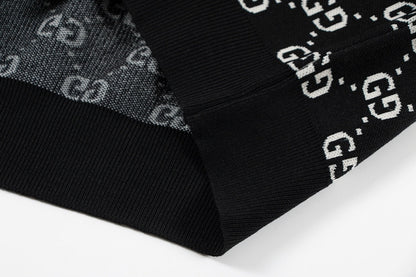 250408 New high-quality jacquard fabric knitted POLO shirt