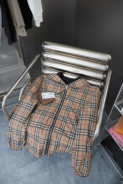 250408 New high-quality double-sided checkered jacket