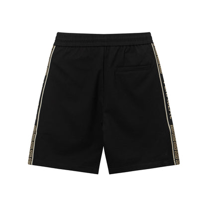 250408 New high-quality webbing patchwork embroidered shorts